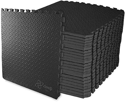 ComFy Mat | Suelo Gimnasio | Tatami Puzzle Suelo Goma Eva | Esterilla Fitness de Goma Antideslizante | Alfombra Puzzle para Deporte | Colchoneta Espuma Yoga | 24 x24 (60x60cm)