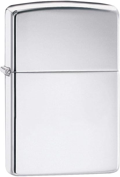 Zippo High Polish Chrome Mechero, Metal, 3.5x1x5.5 cm