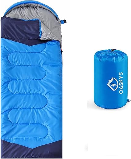 oaskys Camping Sleeping Bag Sacos de Dormir para Adultos y niños, Exterior