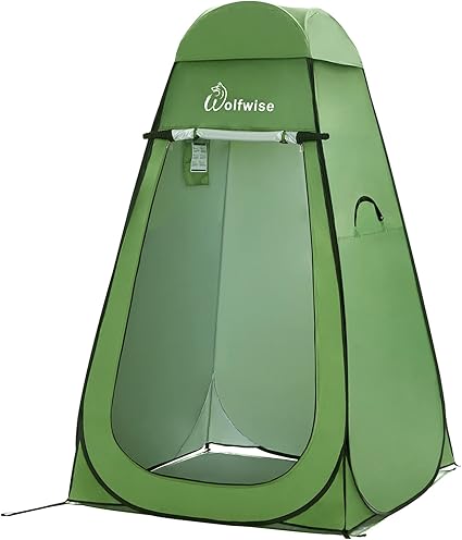 WolfWise Tienda de Campaña Tent Abrir Cerrar Automáticamente Pop Up Portable Sirve para Camping Playa Bosques Zonas de Aseo Carpas