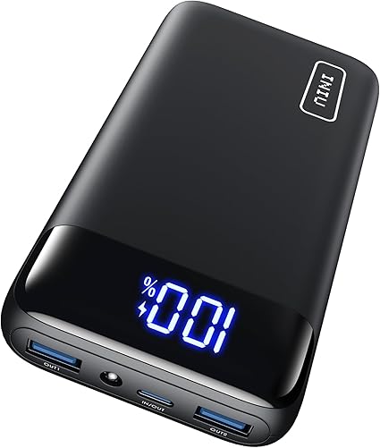 INIU Power Bank, 22.5W 20000mAh Bateria Externa Carga Rapida, Bateria Portatil PD3.0 QC4.0, Powerbank USB C Input & Output Compatible con iPhone 15 14 13 12 Pro Max Mini Plus Samsung Xiaomi Huawei etc