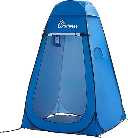 WolfWise Tienda de Campaña Tent Abrir Cerrar Automáticamente Pop Up Portable Sirve para Camping Playa Bosques Zonas de Aseo Carpas