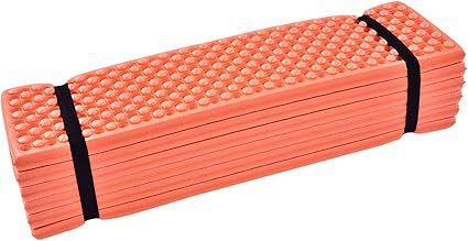 Colchoneta Plegable Camping, Colchón Ligero Plegable Espuma XPE Forma Huevo Mochilero Senderismo Almohadilla Impermeable Asiento Rodillas Suave Picnic al Aire Libre 185 x 55 cm