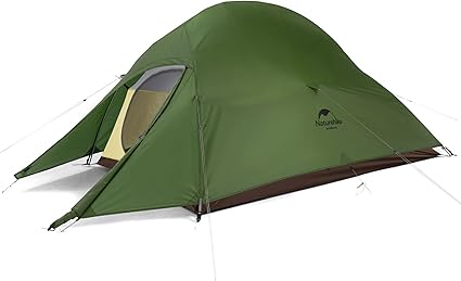 Naturehike Tienda de Campaña Mejorar Cloud Up 2 Persona Tienda de Trekking Ultraligero Impermeable