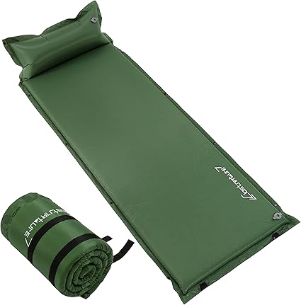 Clostnature Esterilla Inflable Colchón para Camping - 3/5/7.6 cm de Grosor Portátil Colchoneta de Camping Hinchable, Ligero Colchoneta de Dormir para Playa, Senderismo, Acampar, al Aire Libre