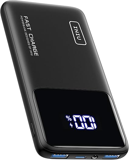 INIU Power Bank, 22.5W 10000mAh Bateria Externa Carga Rapida, Bateria Portatil PD3.0 QC4.0 Powerbank USB C Input&Output Compatible con iPhone 16 15 14 13 12 Pro MAX Plus Samsung S22 S21 iPad
